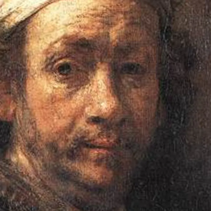 Aligned Rembrandt face