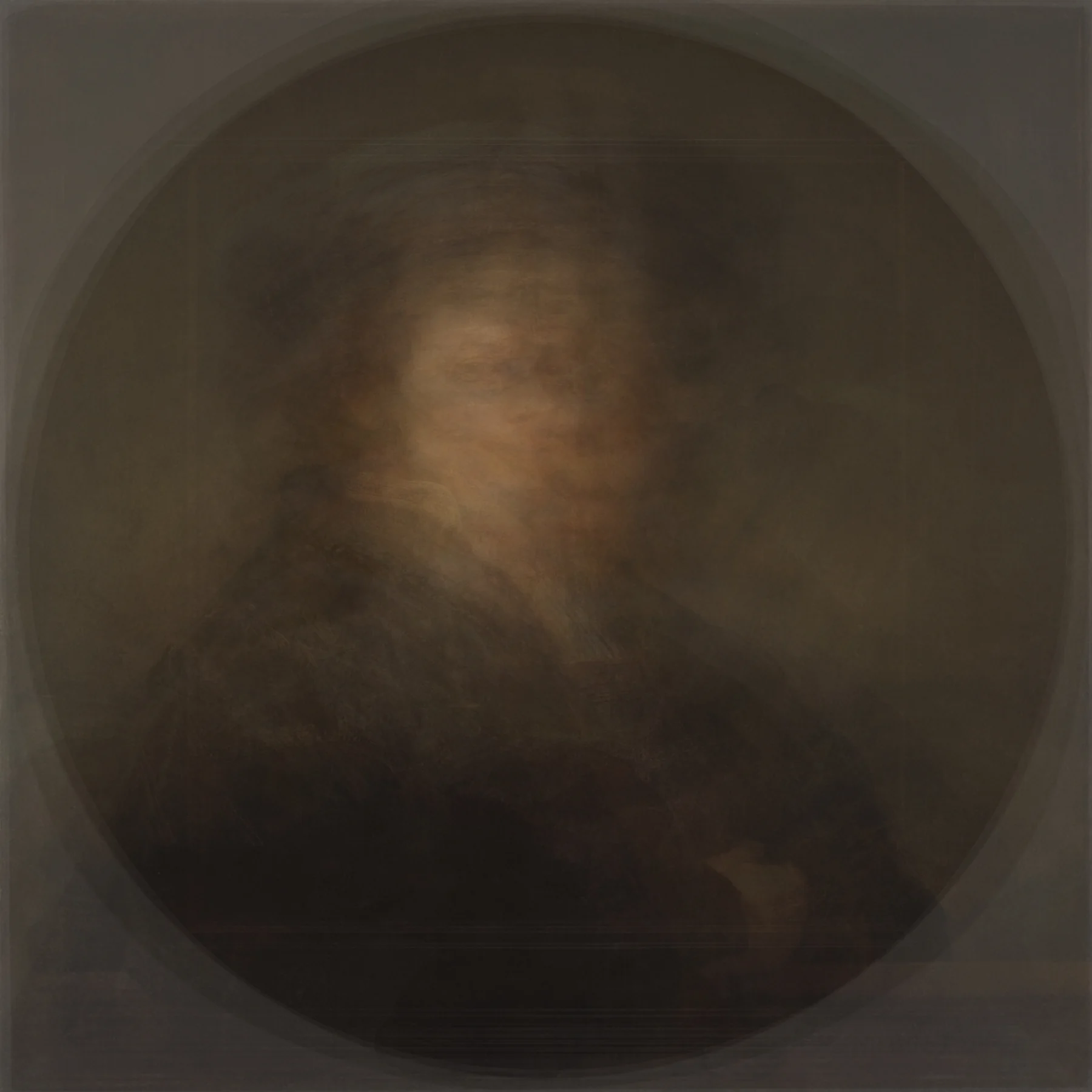 Mean image of the Rembrandt corpus